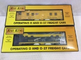 Lot of 2 Rail King O Scale Rotary Snow Plows