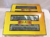 Lot of 2 Rail King Passenger Sets in Boxes