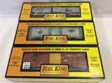 Lot of 3 Rail King O Gauge Cars in Boxes