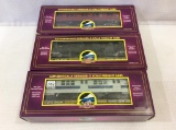 Lot of 3 MTH O Gauge Flat Cars in Boxes