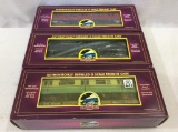 Lot of 3 MTH O Gauge Flat Cars in Boxes