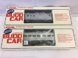 Lot of 2 Lionel O Gauge Illuminated Budd Cars in