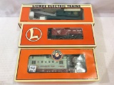 Lot of 3 Lionel O Gauge Train Cars in Boxes