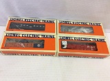 Lot of 4 Lionel O Gauge Gondola Cars in Boxes