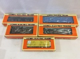 Lot of 5 Lionel O Gauge Train Cars in Boxes