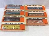 Lot of 7 Lionel O Gauge Bunk Cars in Boxes