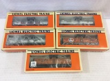 Lot of 5 Lionel O Gauge Tank Cars in Boxes