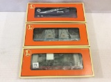 Lot of 3 Lionel Lines O Gauge Flat Cars