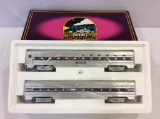 MTH 70' Scale Aluminum Amtrak  Sleeper/Diner Set