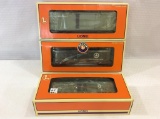 Lot of 3 Lionel O-Gauge US Army Cars in Boxes