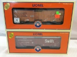 Lot of 2 Lionel O-Gauge Train Reefer's in Boxes