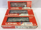 Lot of 3 Lionel 0-Gauge Presidential Campaign