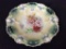 RS Prussia Floral Paint Cut Out Handle Dish