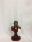 Aladdin Kerosene Lamp B62 Red Ruby Crystal