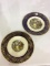 Lot of 2 Cobalt Blue Victorian Plates-Imperial