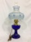 Contemp. Cobalt Blue Electrified Aladdin Lamp
