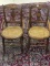 Pair of Matching Walnut Cane Seat