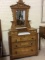 Antique Dresser w/ White Marble Insert,