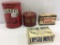 Lot of 4 Including 2 Tins-Flash Cleaner &