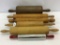 Lot of 6 Rolling Pins-Mostly Wood (1)
