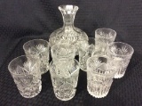 Glass Water Set Including Decanter Style