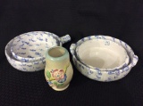 Lot of 5 Including 4 Blue & White