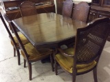 Ethan Allen Dining Table w/ 5 Ethan Allen Chairs