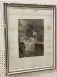 Lg. Framed Victorian Print