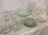 Lg. Set of Etched Glass Fostoria Including