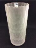 Heavy Satin Cylinder Vase