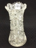 Sm. American Brillant Cut Glass Vase