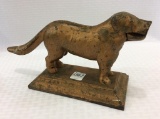 Antique Iron Dog Nutcracker
