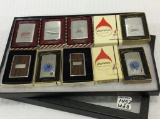 Group of 8 Collectible Zippo Lighters in Original