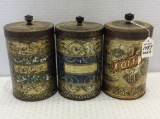 Lot of 3 Old Tins Mostly Coffee