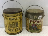 Lot of 2 Tobacco Tins Including Peerless