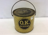 Lg. OK Brand Herring Tin