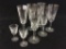 Lot of 8 Waterford Stemware Pieces Including