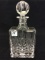 Crystal Stotch Decanter Signed France