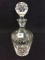 Cut Crystal Decanter w/ Stopper