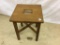 Sm. Oak Stool (17 Inches Tall X 14 Inch Square)