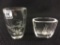 2 Etched Glass Signed & Numbered Vases
