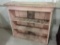 Primitive Painted Book Shelf Cabinet