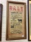 Framed Closing Out Farm Sale Poster-