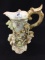 Ornate Porcelain Pitcher Decorated w/