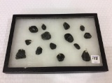 Group of Approx. 14 Obsidian Geodes