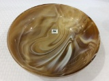 Lg. Imperial Glass End of the Day Slag Glass Bowl