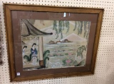 Framed Oriental Picture