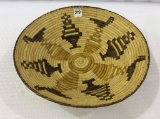 Indian Basket (3 3/4 Inches Tall & 14 In Diameter)