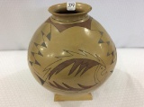 American Indian Pottery Hand Painted Vessel Pot