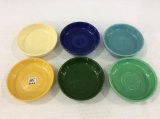 Lot of 6 Fiesta Bowls (Approx. 6 1/4 Inch